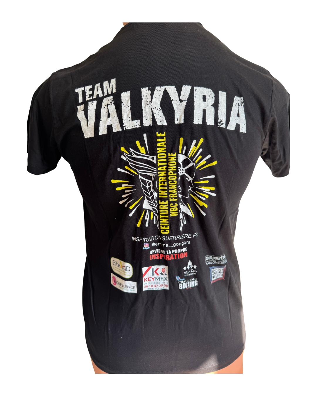 Tee-shirt CHAMPIONNAT WBC FRANCOPHONE - TEAM VALKYRIA