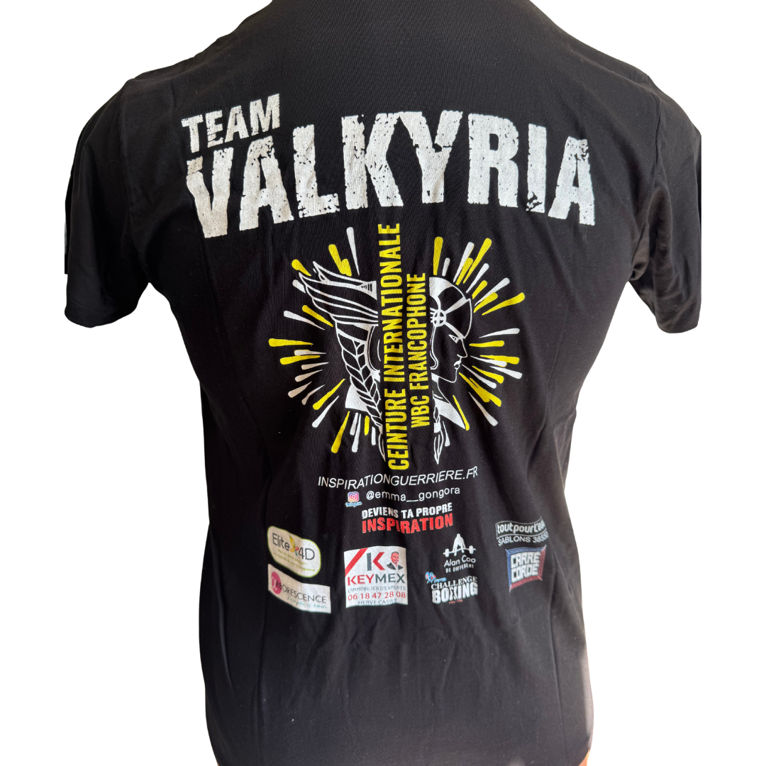 Tee-shirt CHAMPIONNAT WBC FRANCOPHONE - TEAM VALKYRIA