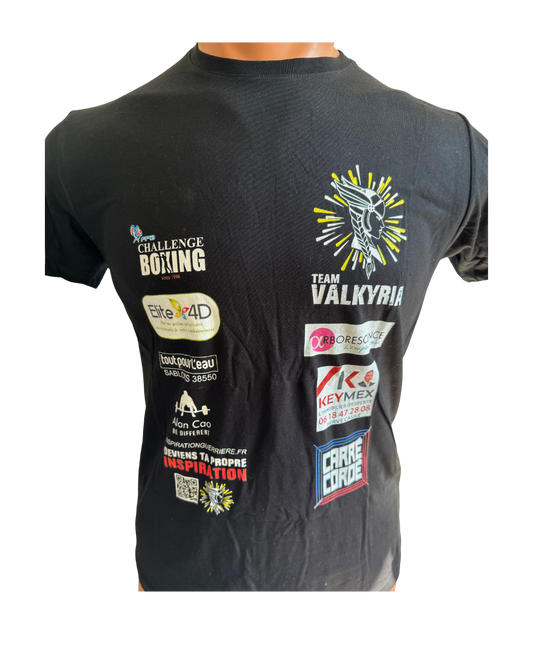Tee-shirt CHAMPIONNAT WBC FRANCOPHONE - TEAM VALKYRIA